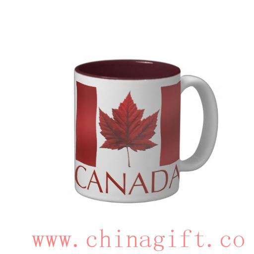 Kanada bayrağı Hatıra kahve fincanı Kanada kupa