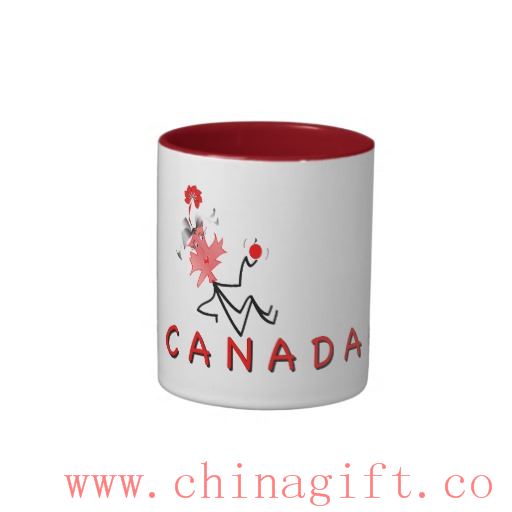 Desenho animado caneca do Canadá