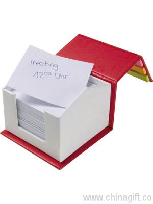 House shaped note pad
