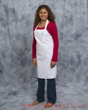 Full Length Wide Bib Butcher Apron With Pen Pocket images