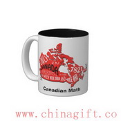 Mapa da Canadá caneca images