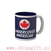 Amerika menyamar Two-Tone Mug kopi images