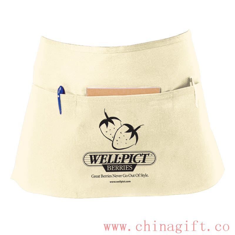 White/ Natural Cafe Apron