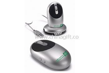 5D 2.4ghz wireless rechargeable mouse with usb hub