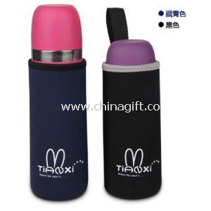 One color printed neoprene portable feeding bottle cover