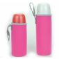 Pink Neoprene cool thermo insulated water bottle holder small picture