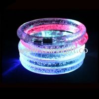 Kreative Sport Silikon Armbänder blinkende Led Armband leuchtet