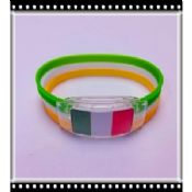 LED Motion Activated Sports Silicone Bracelets images