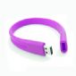 Farverige Sports silikone armbånd USB small picture