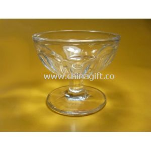 200ml Hotel Ice Cream Clear Drinking Glass Cup