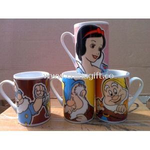 Cartoon ceramic coffee cup