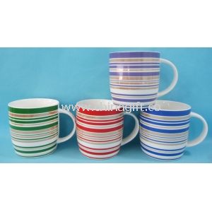 Colorful stripes dream mug milk mug