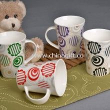 Ceramic mug with spoon made in new bone china images