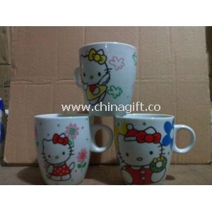 Porcelain mug hello kitty design mug