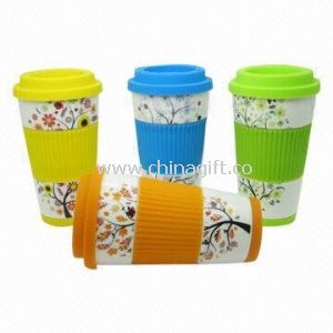 Porcelain Mugs with Silicone Lid