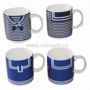 Promotional Colorful Ceramic Expresso Coffe Mugs with Cloth Design