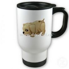 Cartoon children cup with animal bottom images