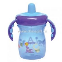 Plastic cup with lid and straw images
