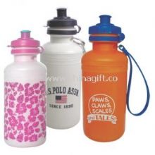 Vit slitstark miljövänlig polypropen vattenflaskor med logotyper tryckta images