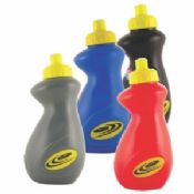 500ML Red High - Density Polyethylene / Polypropylene Water Bottles With Lids images