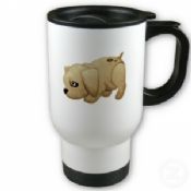 Cartoon children cup with animal bottom images