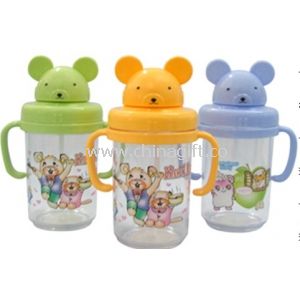 Portable Eco Friendly Sport Kids Plastic Water Bottles With Cup Holders