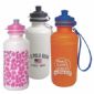 Vit slitstark miljövänlig polypropen vattenflaskor med logotyper tryckta small picture