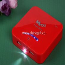 Square power bank with LCD and torch images