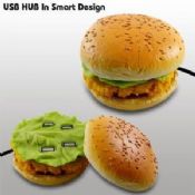 Hamburger forma 4-kikötő USB Kerékagy images