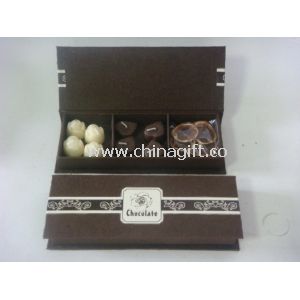 Set de regalo de vela del mini chocolate libre de impuestos