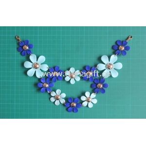 Flower ABS material handmade necklace