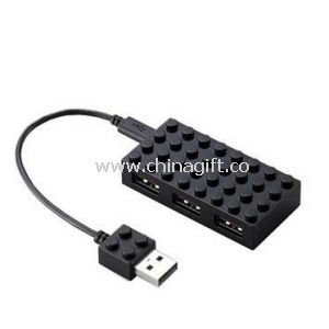 LEGO muoto 4-porttinen USB-KESKITIN