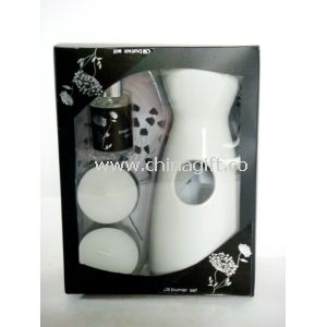 Black / White Ceramic Home Fragrance Aromatherapy Oil Burner