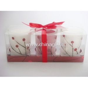 Christmas red berry scented candle