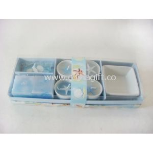 Decorative Ocean Blue Candles Gift Sets