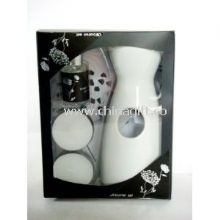 Black / White Ceramic Home Fragrance Aromatherapy Oil Burner images