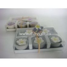 Flackernde Tee-Kerzen Blumen duftende Kerze Geschenk-Sets für Hochzeiten images