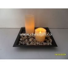 Puutarha realistinen liekittömän Led kynttilä Set images