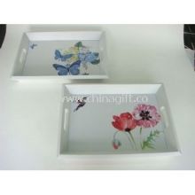 Spring wooden tray images