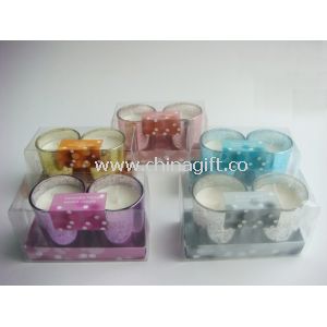 In pairs scented candle