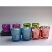 Bright colors scented candle images