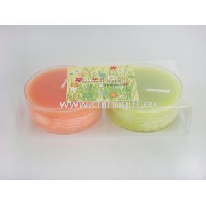 Plastic tealight candle gift set