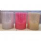 Engraved Flower Led Pillar Candles small picture
