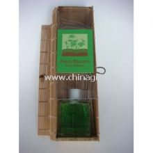 Glass reed diffuser set in bamboo box3 images