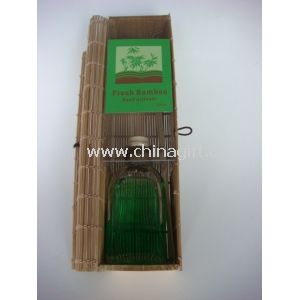 Vidro difusor de reed conjunto em bambu box4