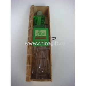 Difusor de ganância definido na caixa de bambu