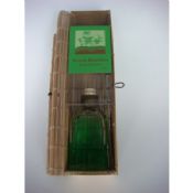 Difusor de cristal reed establece en bambú box4 images