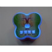 Forma de la mariposa y LED Digital pantalla tarjeta recargable Mini altavoces con Radio images