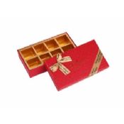 Points d&#39;impression plateaux Insert rouge recyclé coffrets cadeaux en carton images