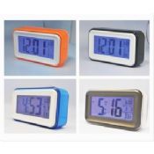 Plastic Square Shape and Larger Screen LCD Electronic Desktop Calendar images